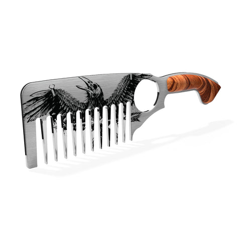 Raven Beard Comb Men's Grooming Beard Care