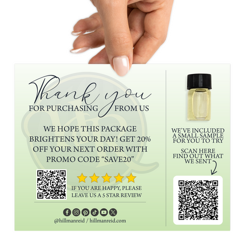 Promotional Post Cards  HR - Private Label