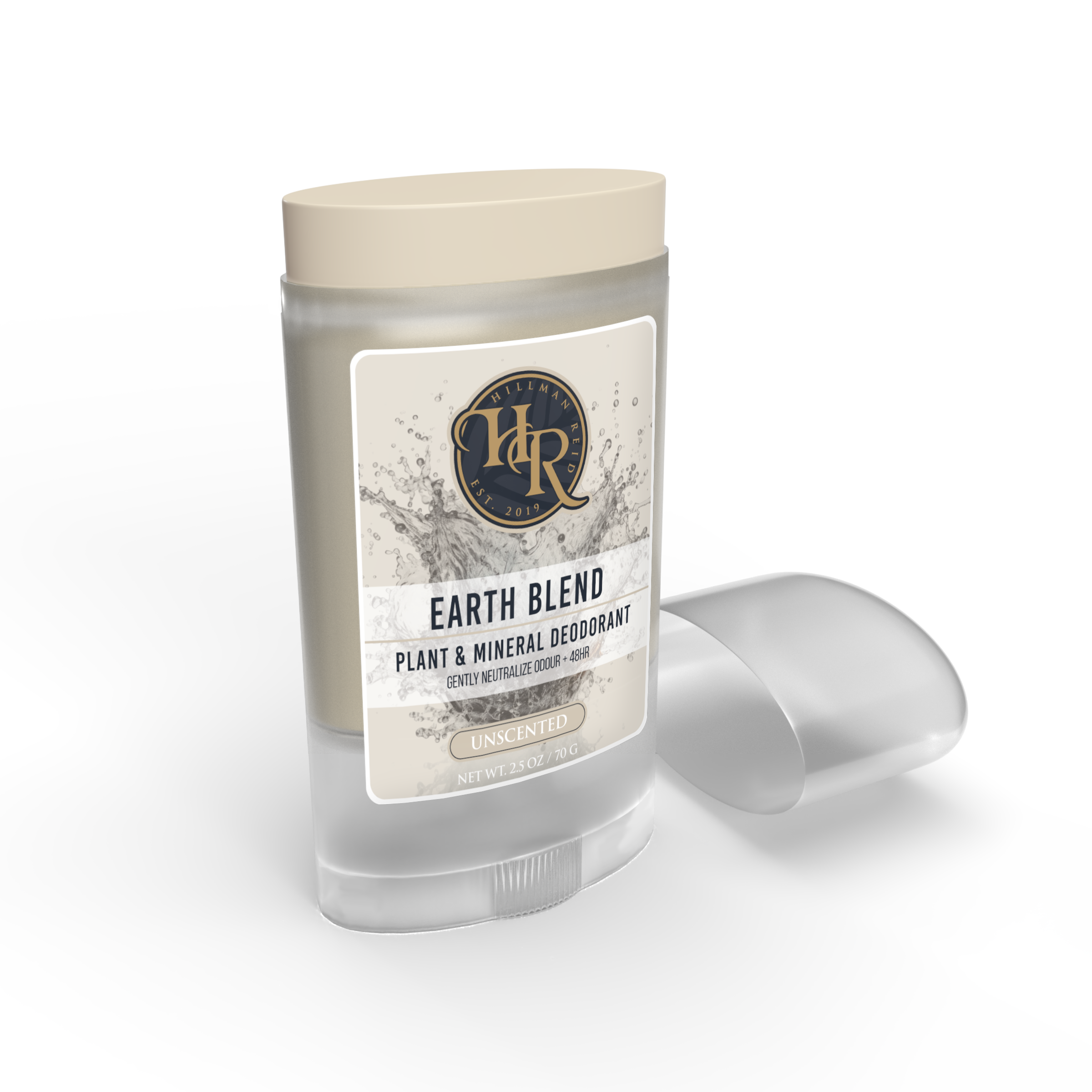 Unscented Earth Blend Deodorant Stick Skin Care Body Skin Care