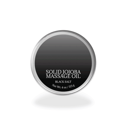 Black Salt Solid Jojoba Massage Oil Massage Oil Skin Care