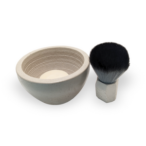 Ivory Shaving Bowl Bundle ~ MPN-CMSBCR Shaving Tool Wholesale White Label Shaving Tool