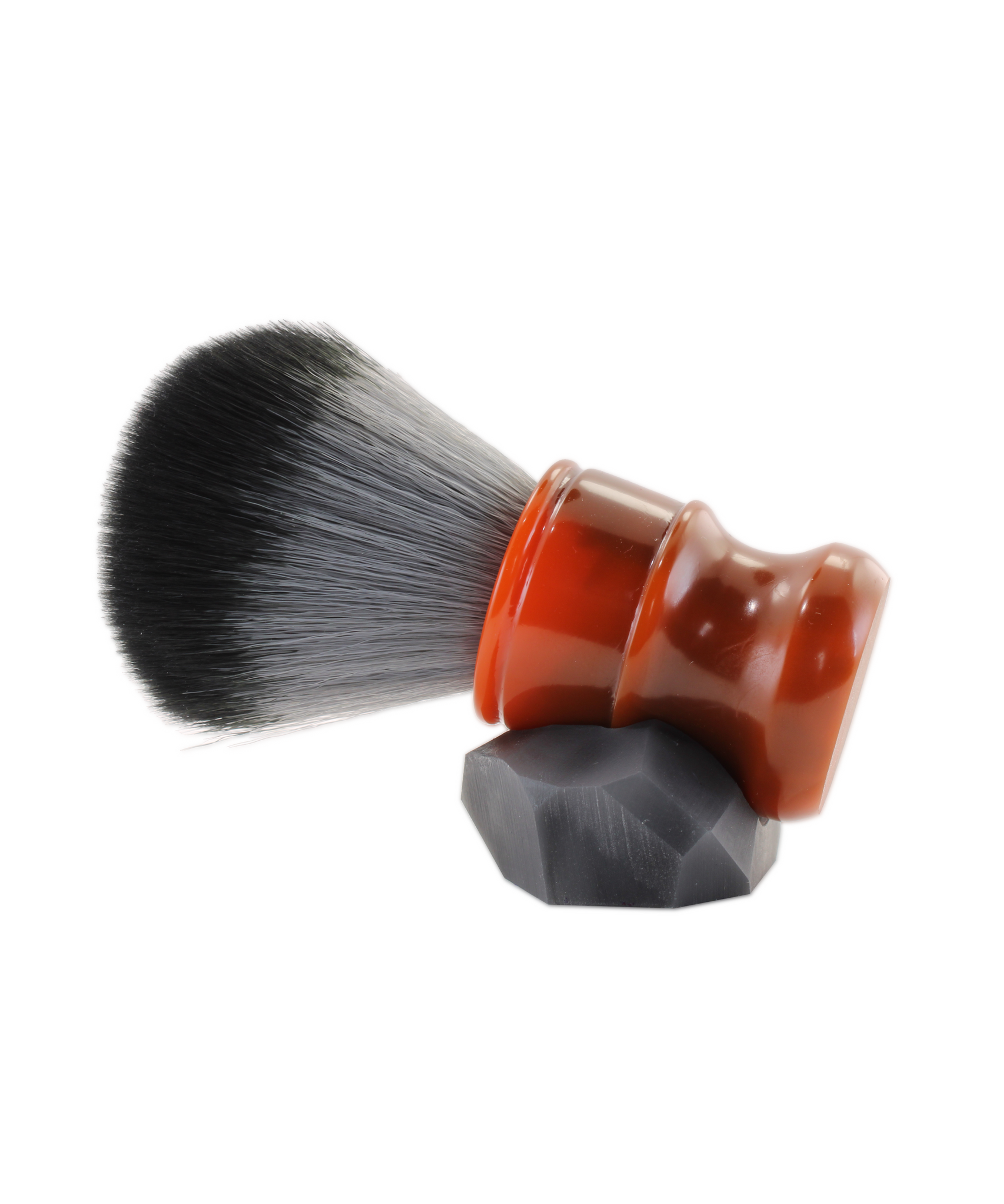 Shaving Brush - Burnt Orange ~ MPN-SHBROBY Shaving Tool Wholesale White Label Shaving Tool