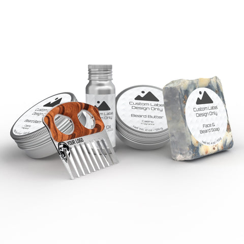 Vegan Majestic Beard Bundle Gift Set Beard Care